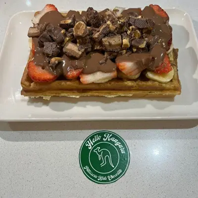 Belçika Çikolatalı Cangalı Waffle